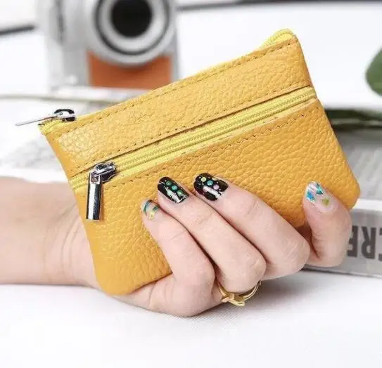 Goedkoop Gratis verzending 2019 Lindsay Frans Ms mode Vrouw portemonnee korte Mini Koreaanse leuke keypack coin bag