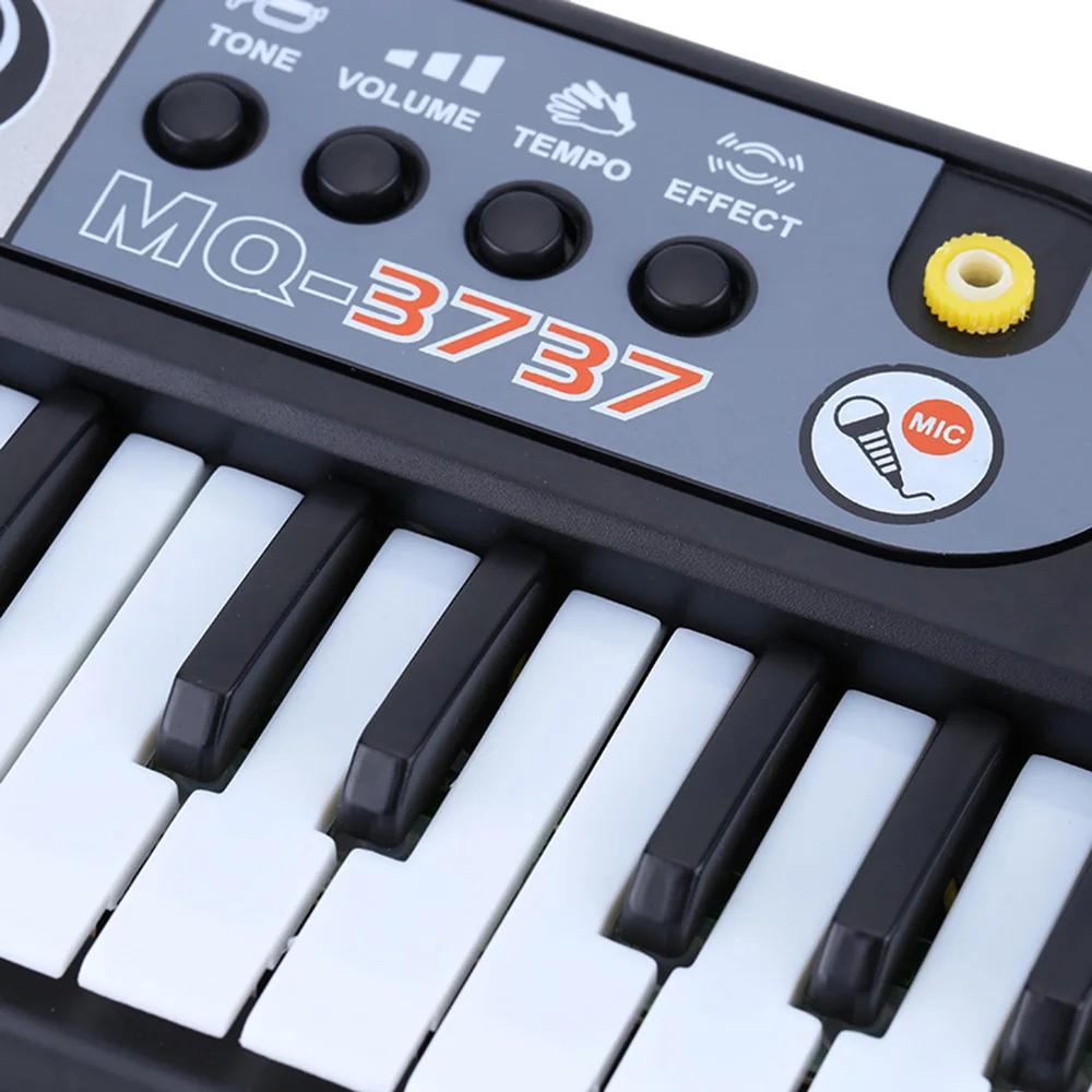 37 клавиш многофункциональные мини электронные игрушки музыкальная клавиатура с микрофоном образования electone подарок для Для детей младенцев
