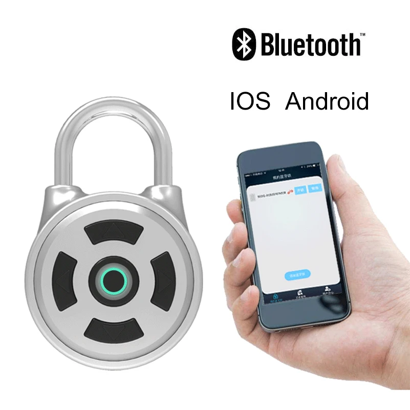 Waterproof Bluetooth Anti-Theft Smart Keyless Bluetooth Phone APP Control Lock