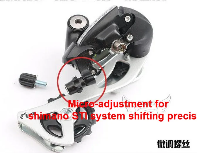 1pc bicycle M5 Rear derailleur barrel adjuster MTB Bike disc brake fine