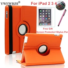 YEWEBJH Case for iPad 2 3 4 Magnetic Auto Wake Up Sleep Flip PU Leather Case Cover With Smart Stand Holder for iPad 2 3 4 YEWEBJH Case for iPad 2 3 4 Magnetic Auto Wake Up Sleep Flip PU Leather Case Cover With Smart Stand Holder for iPad 2 3 4