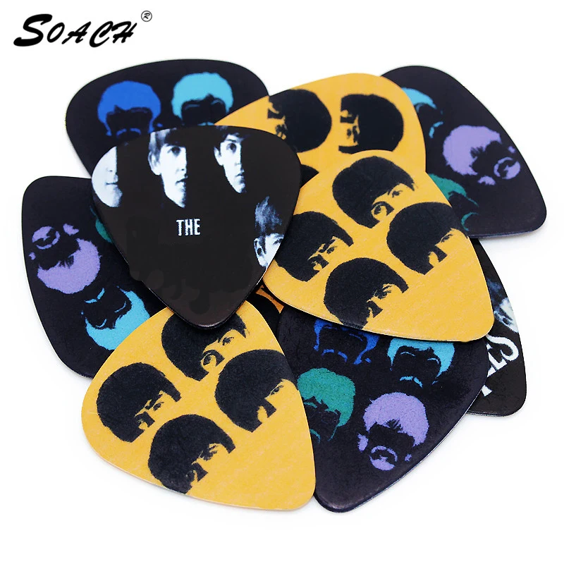 

SOACH 50PCS 1.0mm hot sale newest high quality design Japanese anime guitar picks Guitar Accessories for ukulele bass