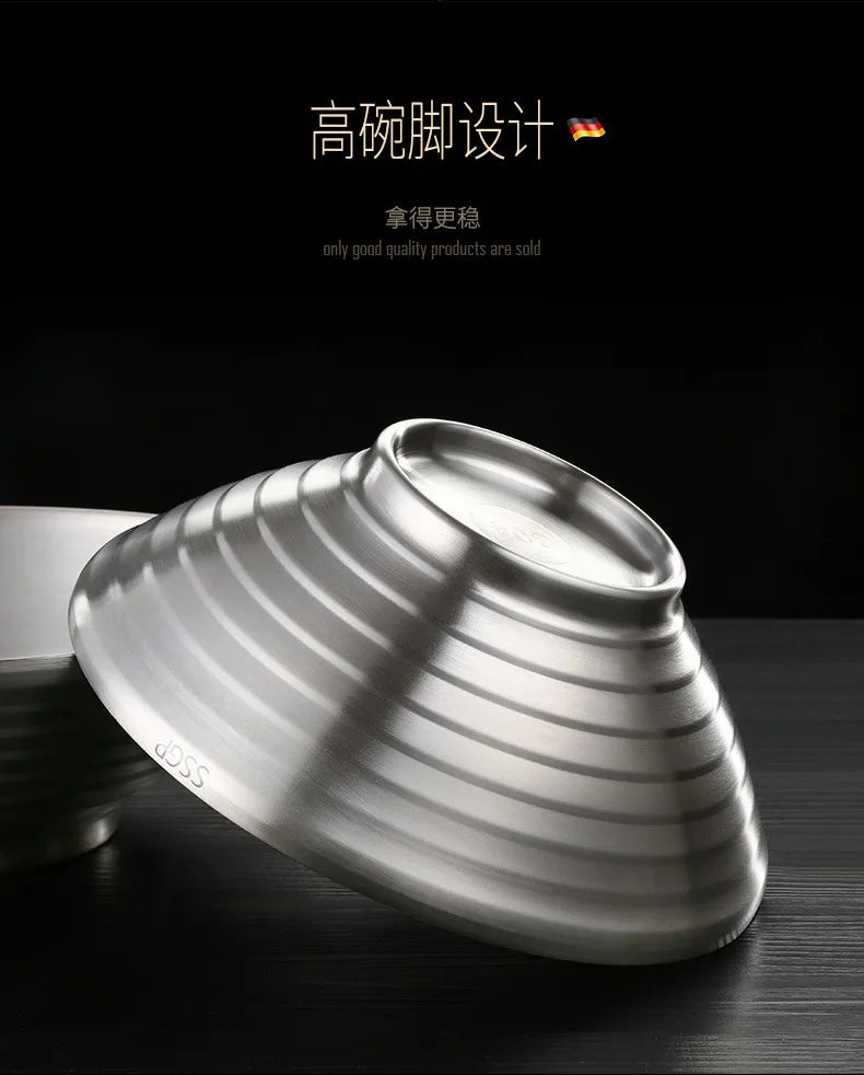 Из нержавеющей стали ramen чаша лапши быстрого приготовления японский стиль жаростойкие Творческая кухня гостиничные принадлежности Пикник