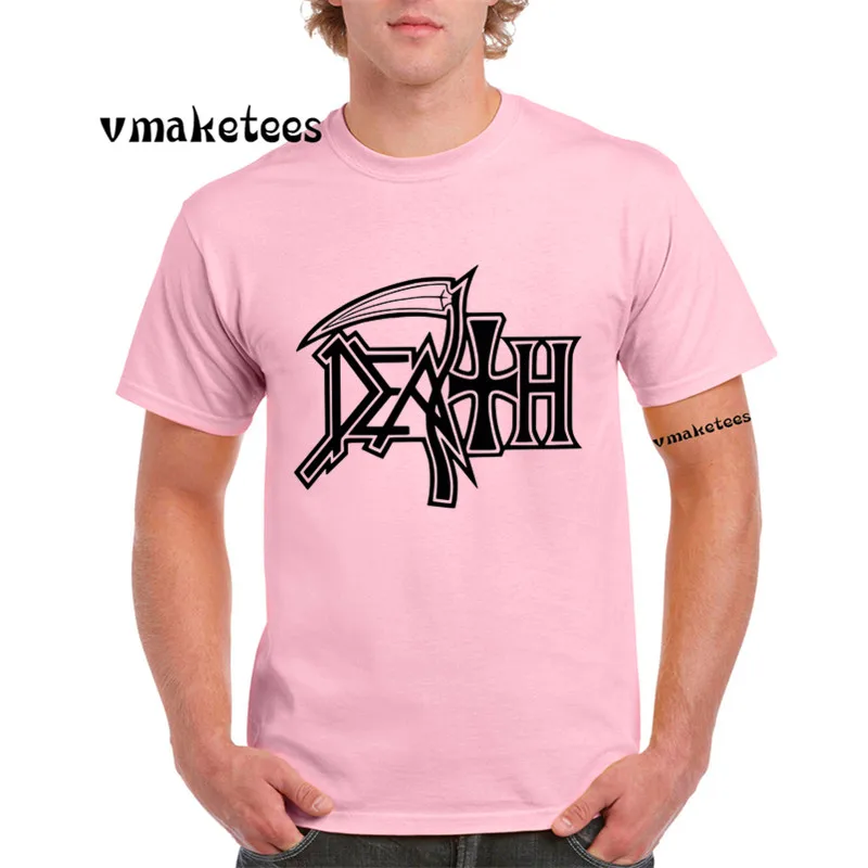 Men And Women Print DEATH Rock Heavy Metal Band Fashion T-shirt Short sleeve Tshirt GMT4016 | Мужская одежда