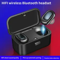 Водостойкие bluetooth-наушники-вкладыши TWS беспроводные наушники Близнецы наушники 5D стерео наушники