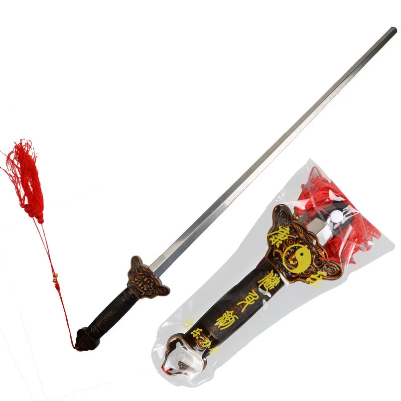 Luxury Retractable Telescopic Sword Tai Chi Sword Stainless Steel Telescopic Sword Martial Arts Kung Fu Weapon Birthday Gifts