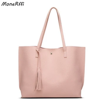 

Women Messenger Bags Leather Casual Tassel Handbags Female Designer Bag Vintage Big Size Tote Shoulder Bag High Quality bolsos