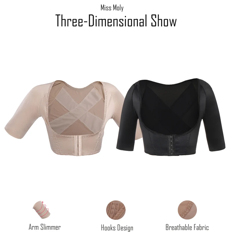 Miss Moly Invisible Arm Slimming Shaper Slimmer Chest Corrective Lifting Underwear plus size Shapewear Weight Loss Tops Miss Moly Invisible Arm Slimming Shaper Slimmer Chest Corrective Lifting Underwear plus size Shapewear Weight Loss Tops