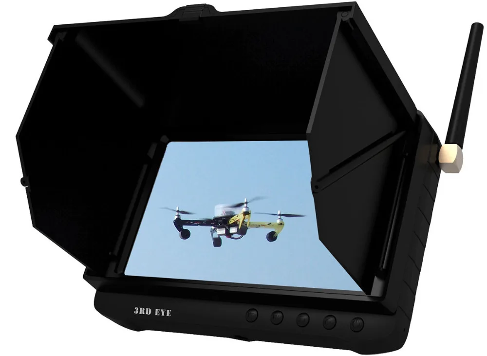 

Fashion FPV 5.8G 32 Channels Wireless Mini DVR LCD Monitor 5 inch Diversity FPV Monitor for Helicopter Sunshield 5.8Ghz TE981H