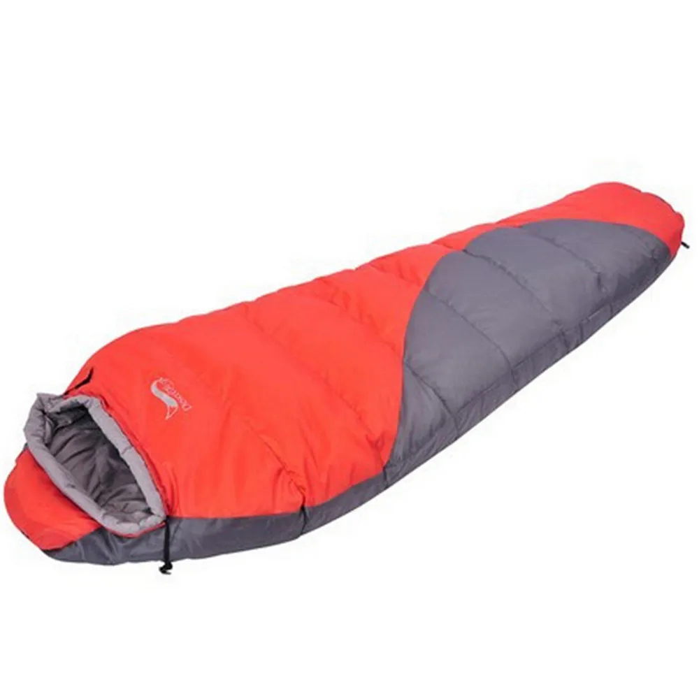 

1.7kg Tour Splicing Single Adult Sleeping Bag Autumn Winter Envelope Hooded Outdoor Travel Thick Camping Waterproof Sleeping Bag