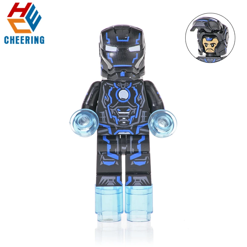 

Single Sale Building Blocks Super Heroes Captain Marvel Pepper Tony Stark Iron Man Stan Model Best Gift Toys For Children XH1130