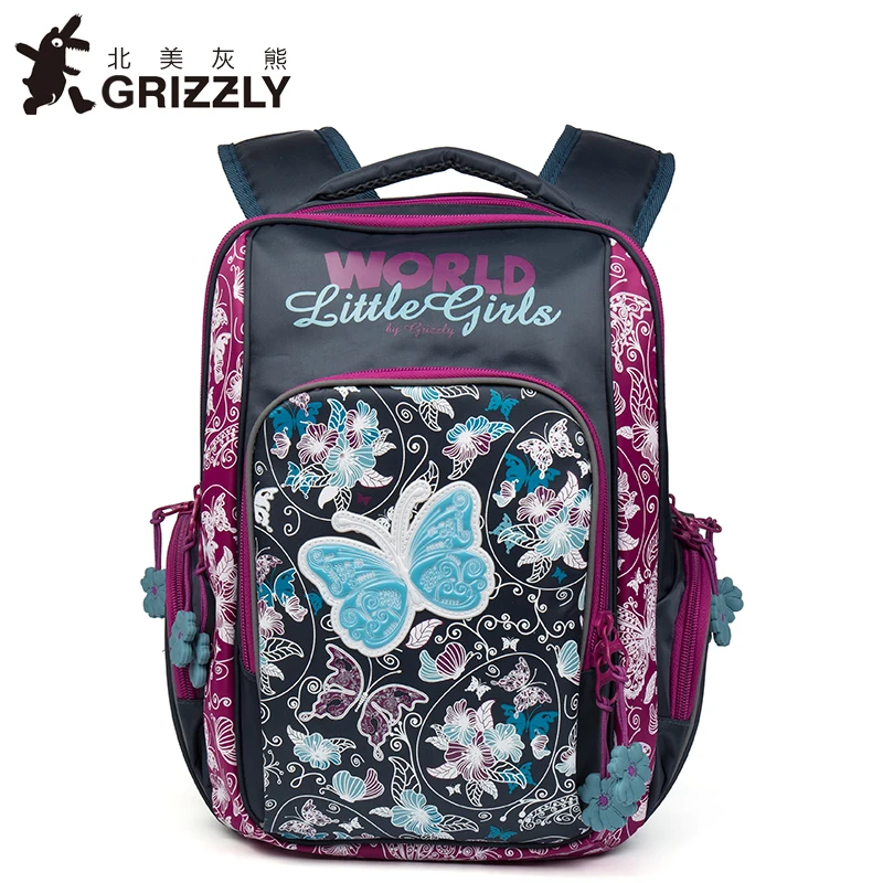 Гризли 2017 Новый русский Детский рюкзак милый мультфильм школьные сумки