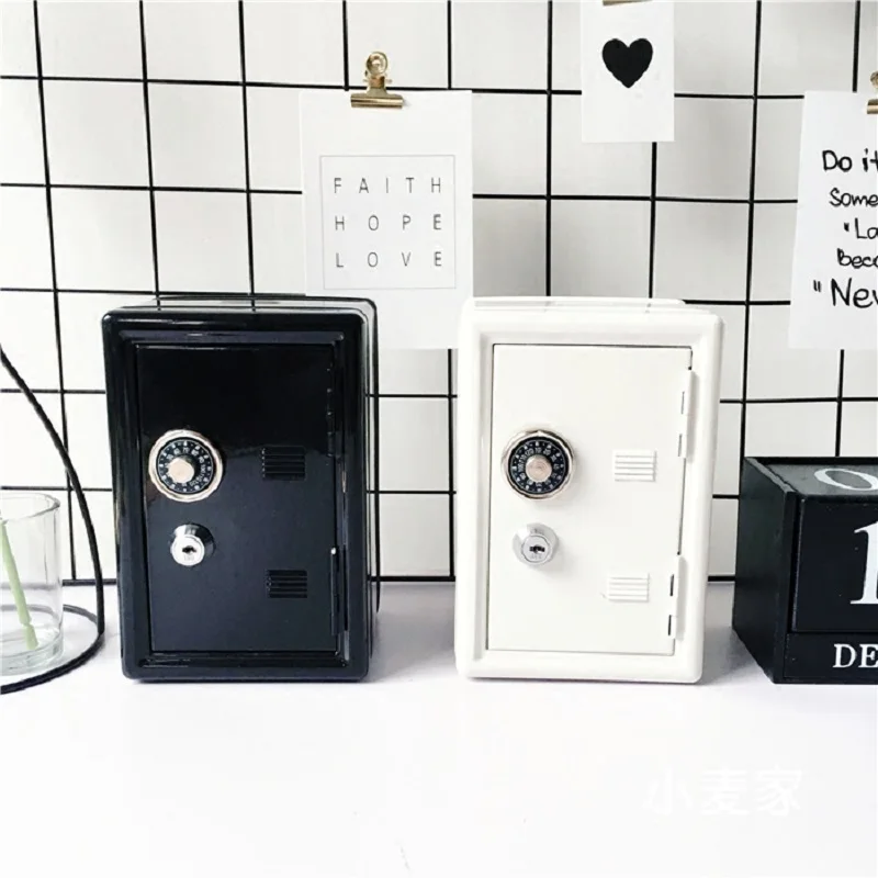 

Home Accessories Mini Safe Deposit Box Children's Room Desktop Decoration Model Room Layout Creative Decoration Birthday Gifts