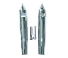 Хромированный черный мотоцикл стояки для 1 дюймов Диаметр руля-" бар Rise