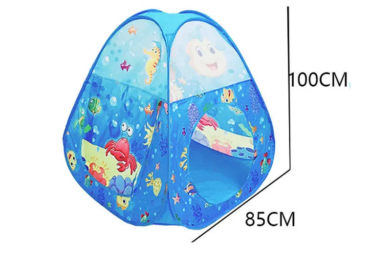 Складной туннель палатка игрушка мяч бассейн ямы океан серии мультфильм игры Ползания дом портативные игрушки для детей Детские