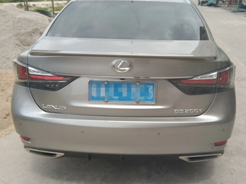 Спойлер MONTFORD для Lexus GS250 GS350 GS450 2013 2014 2015 2016 новый АБС пластик неокрашенный Праймер