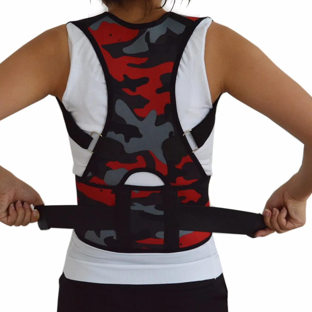 Корректор осанки для женщин ремень поддержка для спины и плечей осанки корректирующий бандаж массажер для тела