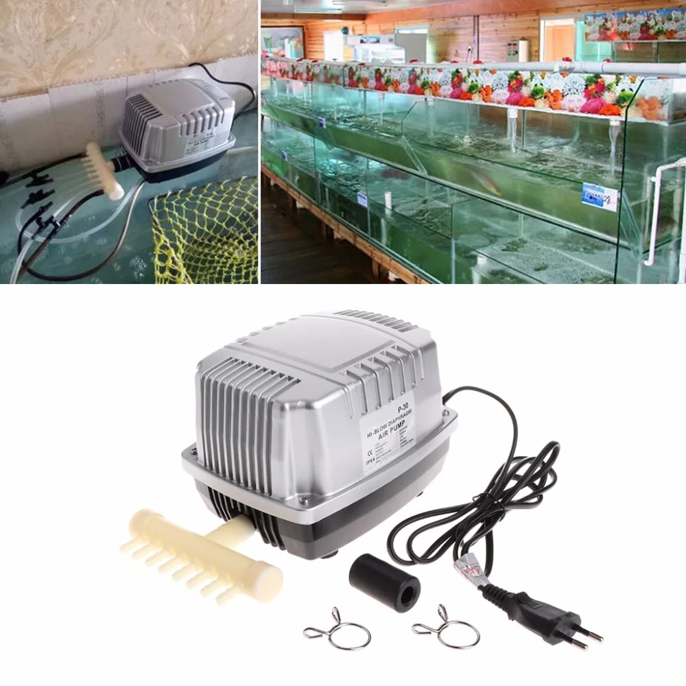 1 Set Aquarium Fish Tank Air Pump With 8 Ways Splitter Control Valve