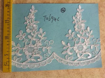 

High quality african cord lace/ guipure lace /Flower lace fabric/embroidered lace applique trim for wedding dress