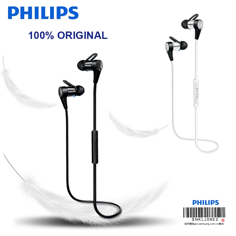Оригинальный Philips SHB5800 беспроводной наушники с Micro USB NFC Функция ушные крючки для