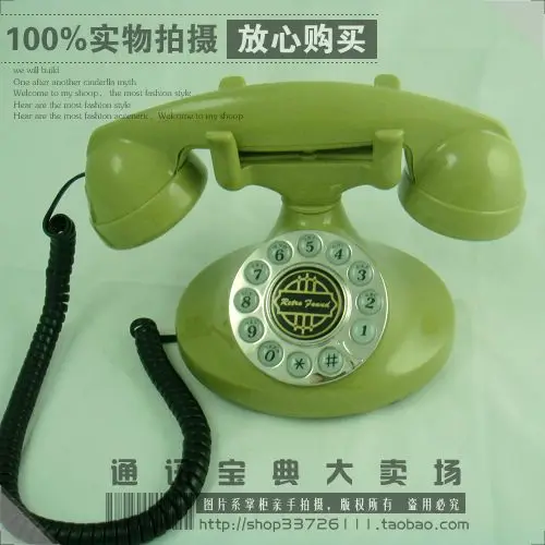 Антикварная телефонная Бытовая винтажная телефонная модель Number1922