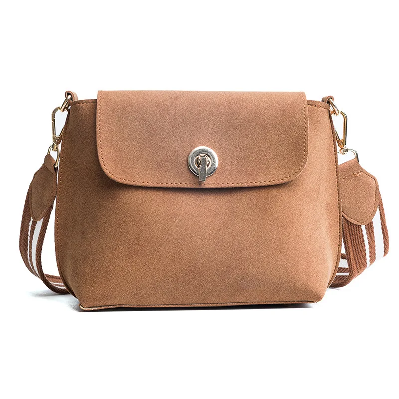 2017 South Korea Autumn And Winter New Retro Single Color Shoulder Bag