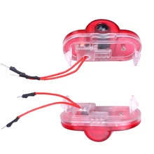 Светодиодный 3D украшение лампы двери автомобиля светодиодный Добро пожаловать Светильник проектор Тень проекционной лампы лого лазер для VW Golf Passat Предупреждение светодиодный D1