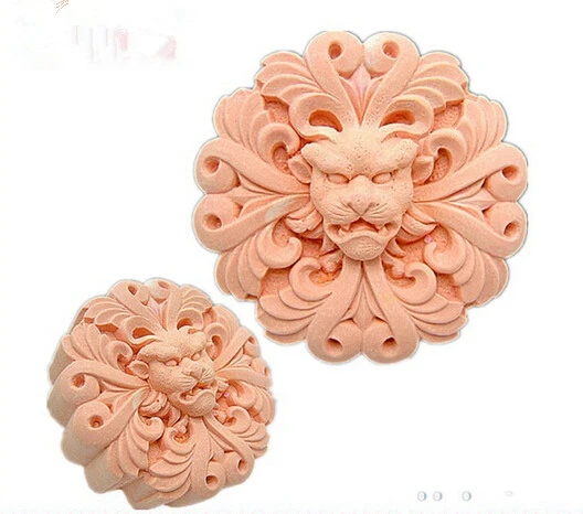 قالب صابون سيليكون ثنائي الأبعاد طين بوليمر جص بورسلين بارد أسد صناعة يدوية Handmade Soap Mold Soap Moldcold Porcelain Clay Aliexpress