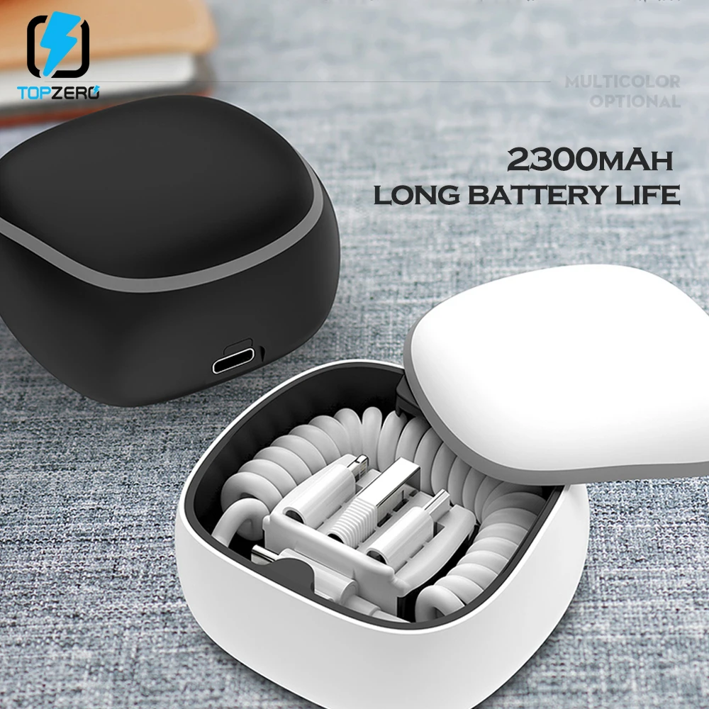 

2300 mAh Mini Power Bank For iPhone Samsung Huawei Xiaomi Portable External Phone Battery For Android Type C Smartphone Charger