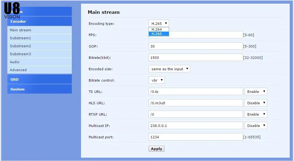 H.265 HEVC MPEG-4 AVC/H.264 HDMI Video Encoder HDMI Transmitter live Broadcast encoder H264 encoder