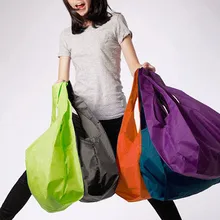 5PCS/LOT Eco Shopping Storage Bag Foldable Reusable Vegetable Storage Bags For Supermarket Portable Pocket Shopping Storage Bag