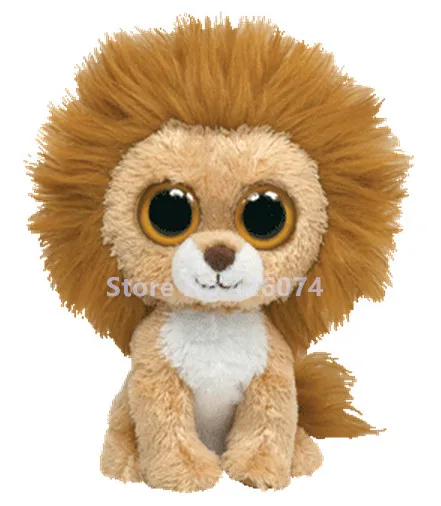 

New Big Eyed Stuffed Animals King the Lion Kids Plush Toys For Children Gifts 15CM