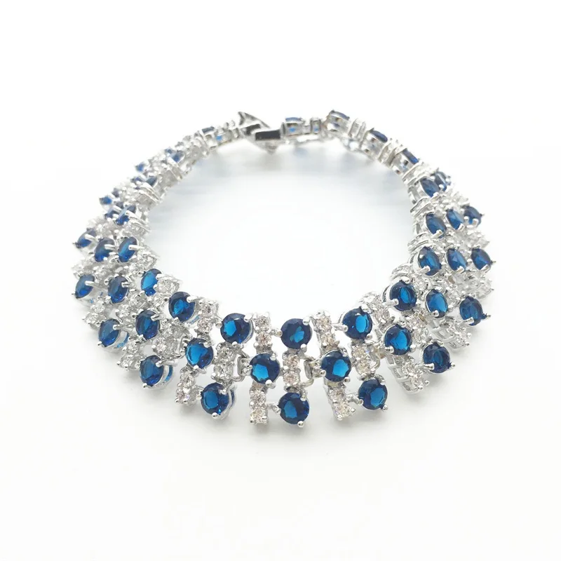 Zircon Bracelet 2017 New White Gold Color Luxury Aaa Colorful Cubic Zircon Bracelet 2017 New White Gold Color Luxury Aaa Colorful Cubic Zirconia Jewelry Geometric Women In Chain Link Bracelets From