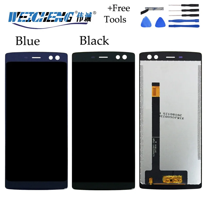 

WEICHENG For Doogee BL12000 LCD Display +Touch Screen Accessory For Doogee BL12000 Pro With Tools +Adhesive