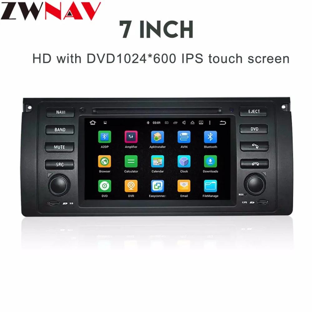 Best 4GB RAM Android 8.0 Car multimedia player GPS Navigation Headunit For For BMW X5/M5 1995 -2003 8 core car dvd radio Autostereo 1