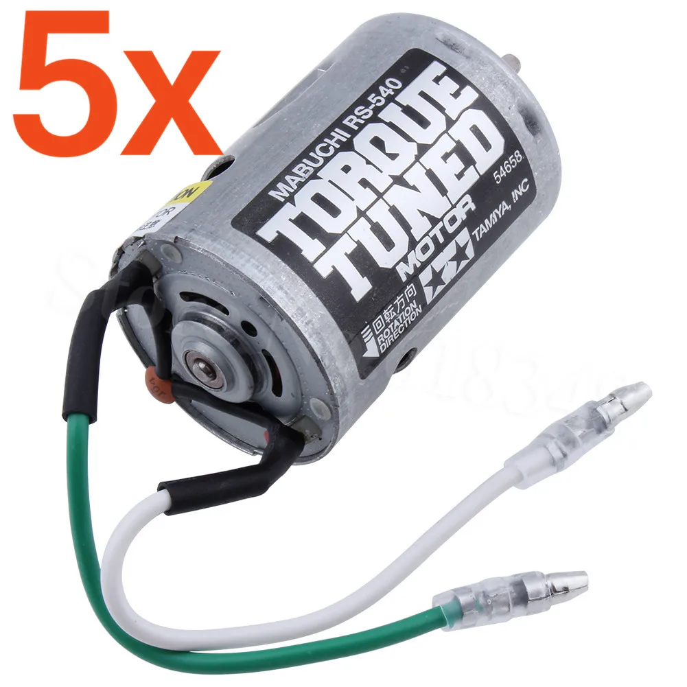 

5pcs/Lot 65T Tamiya 54658 RS-540 Electric Motor Brushed High Torque Tuned for RC Crawler Tractor Axial SCX10 Accessories