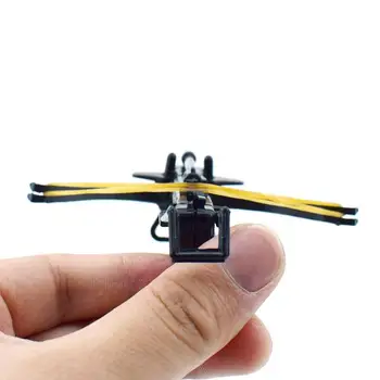 

1set DIY Black Plastic Assembled Toy Rubber Band Bow Arrow Assembling Toys for Child Educative Toys Fly outdoor Party Kid Gift