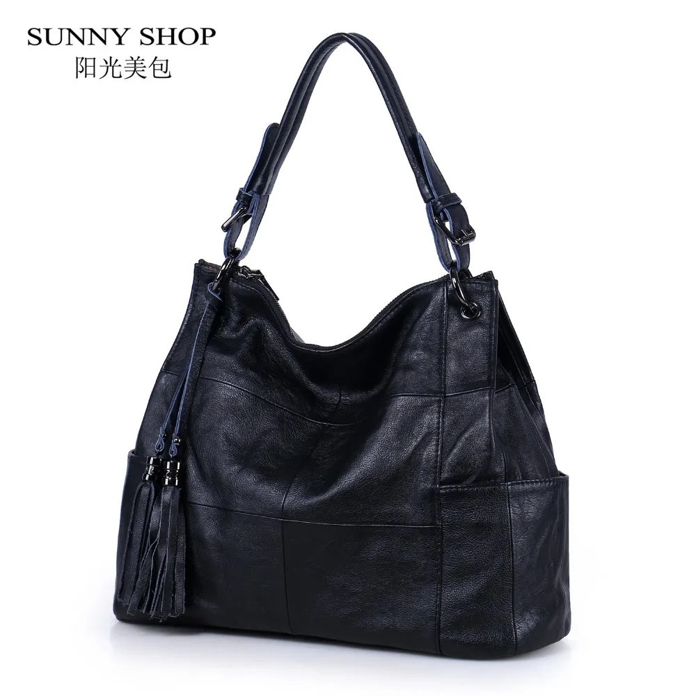 SUNNY SHOP LUXE 100% Echt Leer Vrouwen Tas Met Swing Kwastje Charme Elegante Betaald Kantoor Schoudertas Natuurlijke Huid A4 SUNNY SHOP LUXE 100% Echt Leer Vrouwen Tas Met Swing Kwastje Charme Elegante Betaald Kantoor Schoudertas Natuurlijke Huid A4