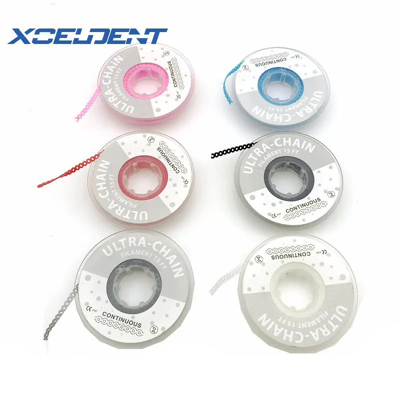 

1pc Orthodontic Ortho Elastic Dental Ultra Power Chain continuous
