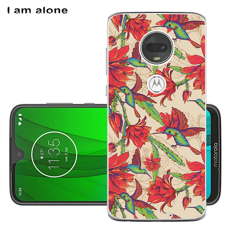 Чехлы для телефонов I am alone для Motorola Moto G7 G7 Play G7 power Solf из ТПУ, модные милые Чехлы для Moto G7 - Цвет: Solf TPU HH36