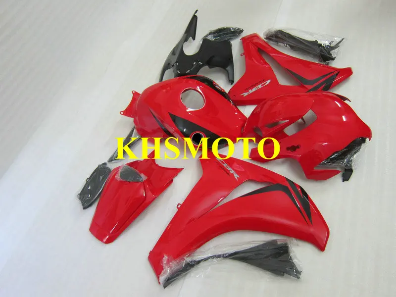 Мотоцикл обтекатель комплект для Honda CBR1000RR 08 09 10 11 CBR 1000RR 2008 2009 2011 ABS Горячий красный черные обтекатели комплект+ 7 подарки KY25
