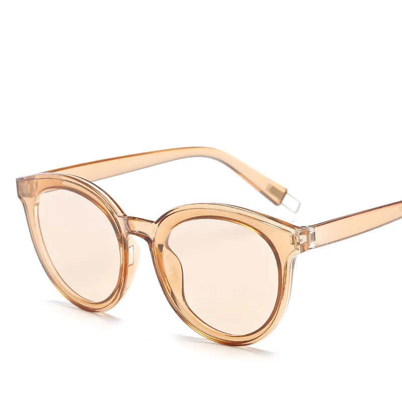 

2017 New Fashion Design Women's Sunglasses Korean Style Clear Mirror Coating Sun Glasses for Women Oculos Feminino Shades
