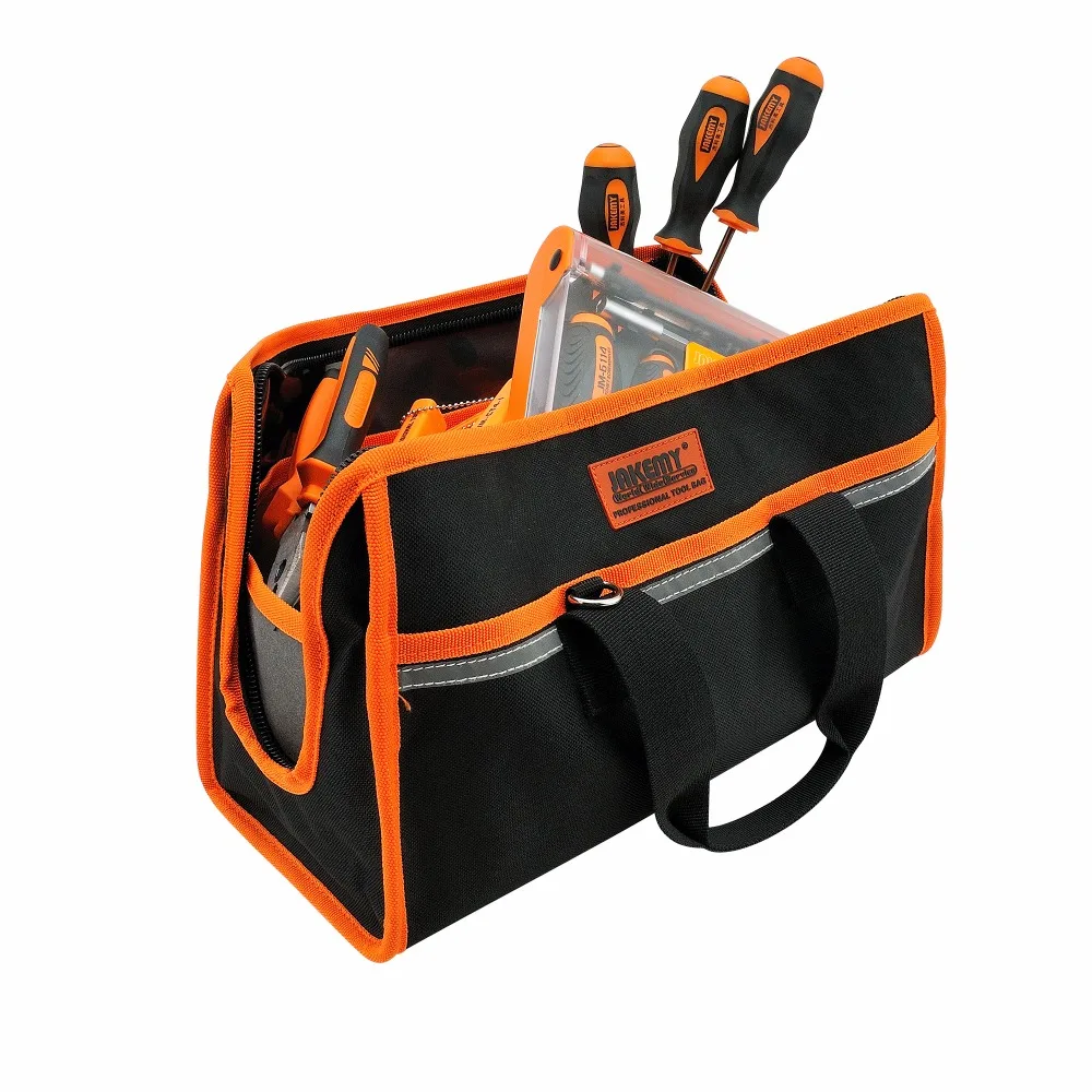 JAKEMY Electrical Tool Bags Size 36*16*21cm Hand Tools Kit Professional Electrician Hardware Bag JAKEMY Electrical Tool Bags Size 36*16*21cm Hand Tools Kit Professional Electrician Hardware Bag