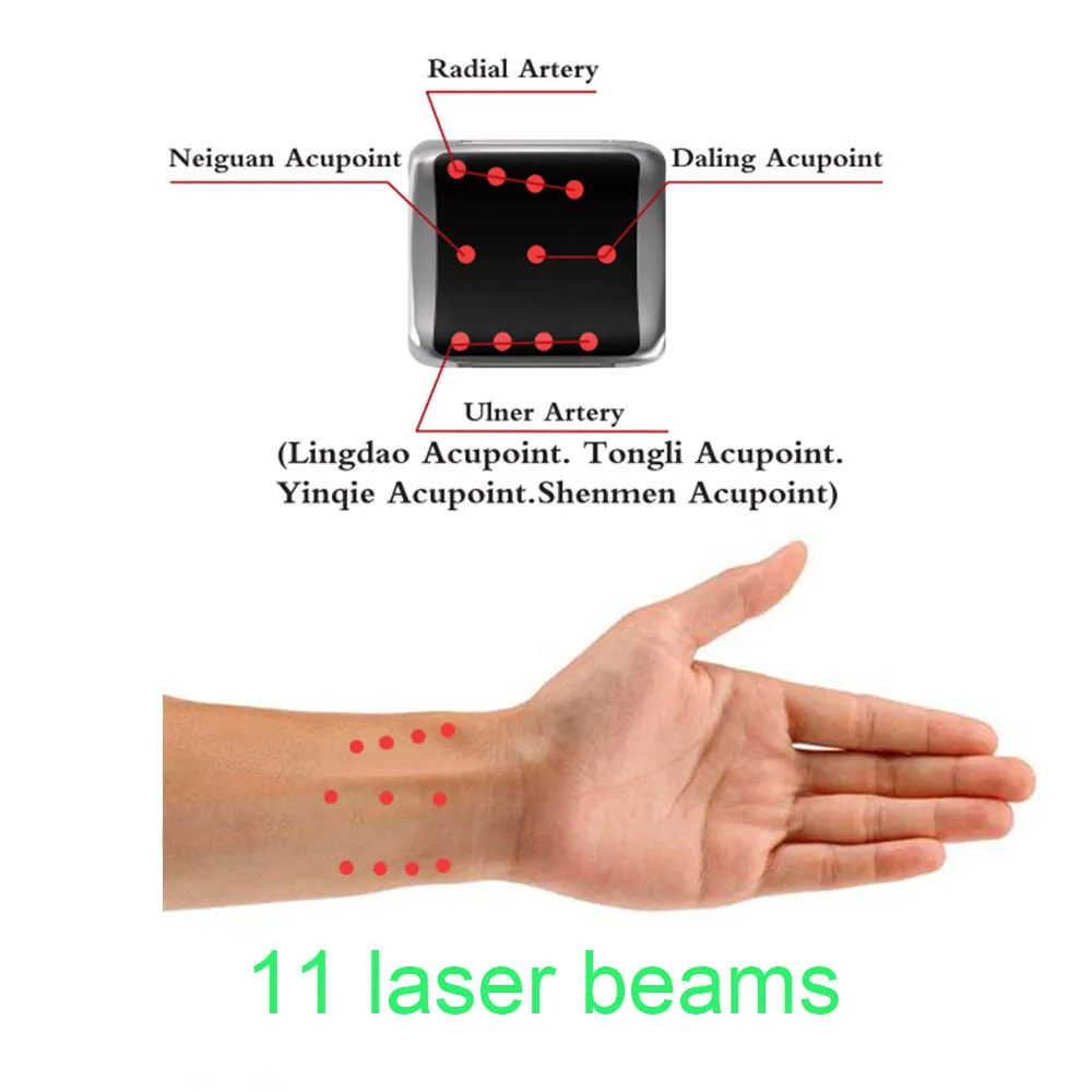 home laser therapy device wrist watch hypotension high blood pressure intranasal laser therapy high blood pressure laser device hypertension therapy wrist type laser