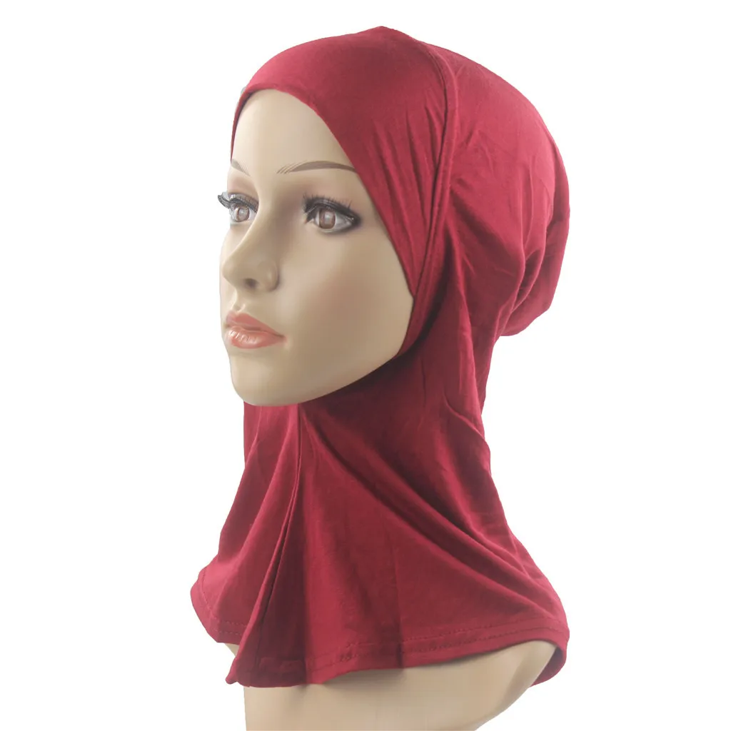 Шарфы для женщин, кашне в мусульманском стиле, Женский мусульманский эластичный тюрбан шапка после химиотерапии, шапка для волос, шарф для