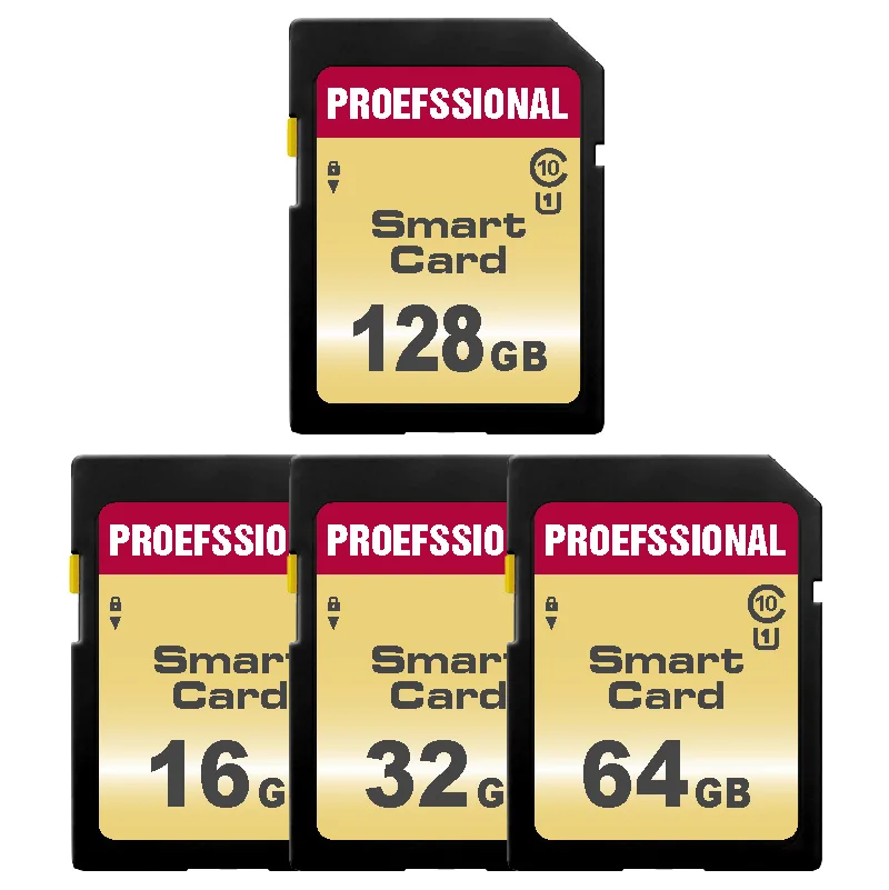 

100% Original sd card 16gb 32gb 64gb 128GB 256GB memory card transcend memory stick SDHC SDXC class 10 cartao sd for camera