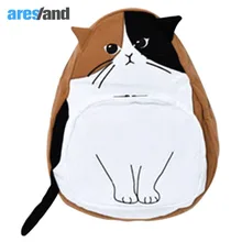 Aresland мультфильм аниме кошки рюкзак для девочек-подростков корейцы японский стиль сумка школы мешок пространство качество ноутбук
