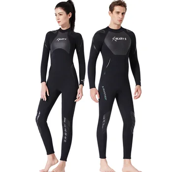 

Diving Suit Male 3MM Siamese Snorkeling Surf Clothing Female Thick Warm Winter Swimsuit Long Sleeve Jellyfish Clothing SCR