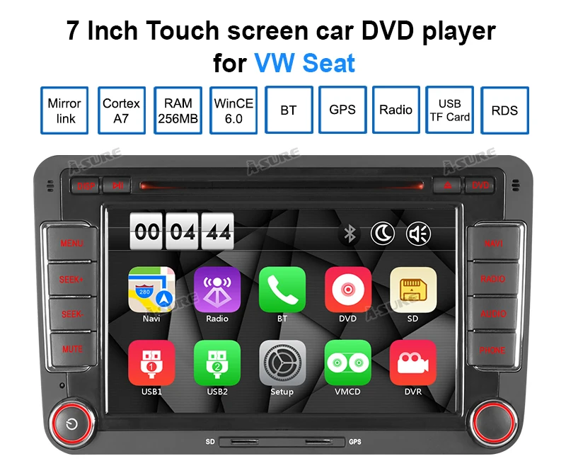 Cheap A-Sure 2 Din Auto Radio GPS DVD Navigation For Volkswagen VW Golf/Polo/Tiguan/Passat/b7/b6/SEAT/leon/Skoda/Octavia Car Multimedi 4 Cheap A-Sure 2 Din Auto Radio GPS DVD Navigation For Volkswagen VW Golf/Polo/Tiguan/Passat/b7/b6/SEAT/leon/Skoda/Octavia Car Multimedi 4