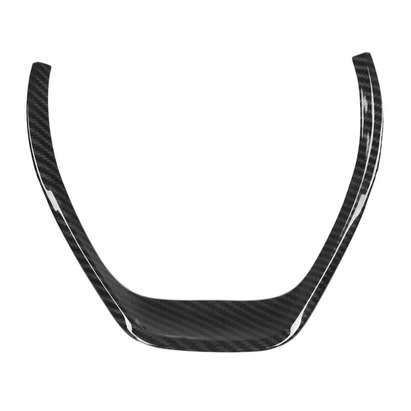 

Carbon Fiber Style Car Steering Wheel Decoration Cover Trim for BMW 3 Series F30 F31 F34 2013-2018 4 Series F32 2014-2018 Black